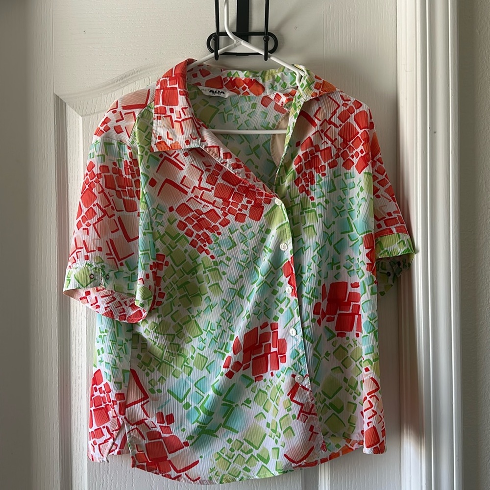 Alia Petites Button Up top